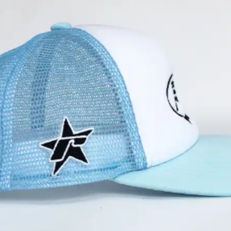 5 panneaux Panneau Primerie personnalisée Impression imprimée Logo Broidered Broider mousse Puff Print Trucker Caps Mesh Caps Hat Sport Cap