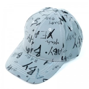 Low moq pas cher personnalisé populaire populaire chapeaux de baseballnon structurés chapeaux réfléchissants gris foncé capuchon de baseball pour l\'homme