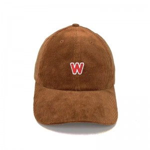 Chapeau en velours côtelé personnalisé personnalisé avec sangle en cuir, chapeau Snapback en velours côtelé/cap en gros chapeau avec bracelet en cuir, chapeau Snapback en velours en velours/cap en gros en gros